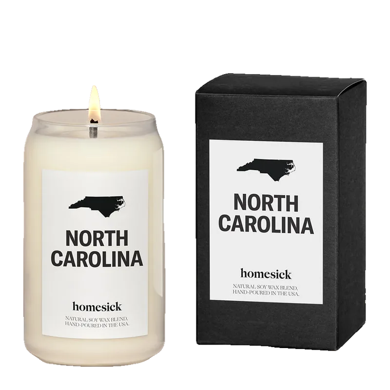 North Carolina candle by Homesick