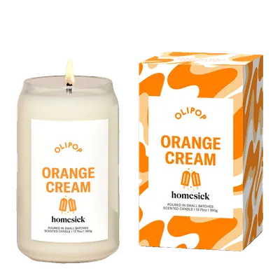 Olipop Orange Cream candle by Homesick