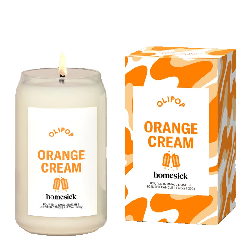 Olipop Orange Cream candle by Homesick