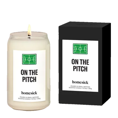 On the Pitch candle by Homesick