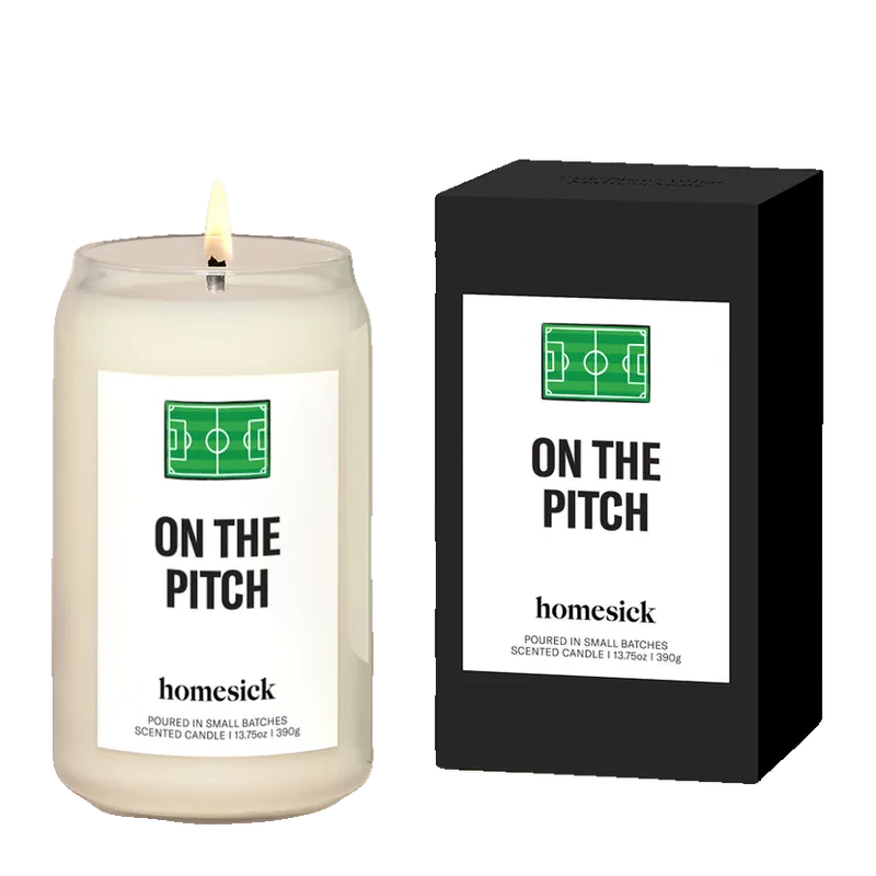 On the Pitch candle by Homesick