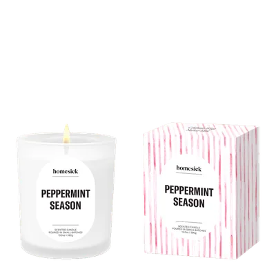 Peppermint Season candle by Homesick