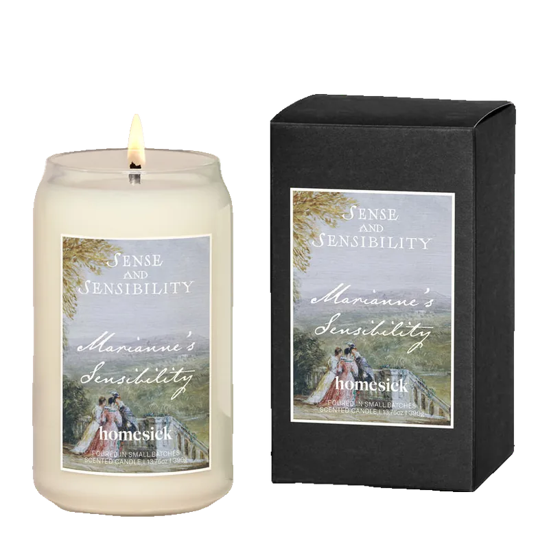 Sense and Sensibility Marianne's Sensibility candle by Homesick