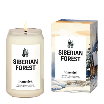 Siberian Forest candle by Homesick
