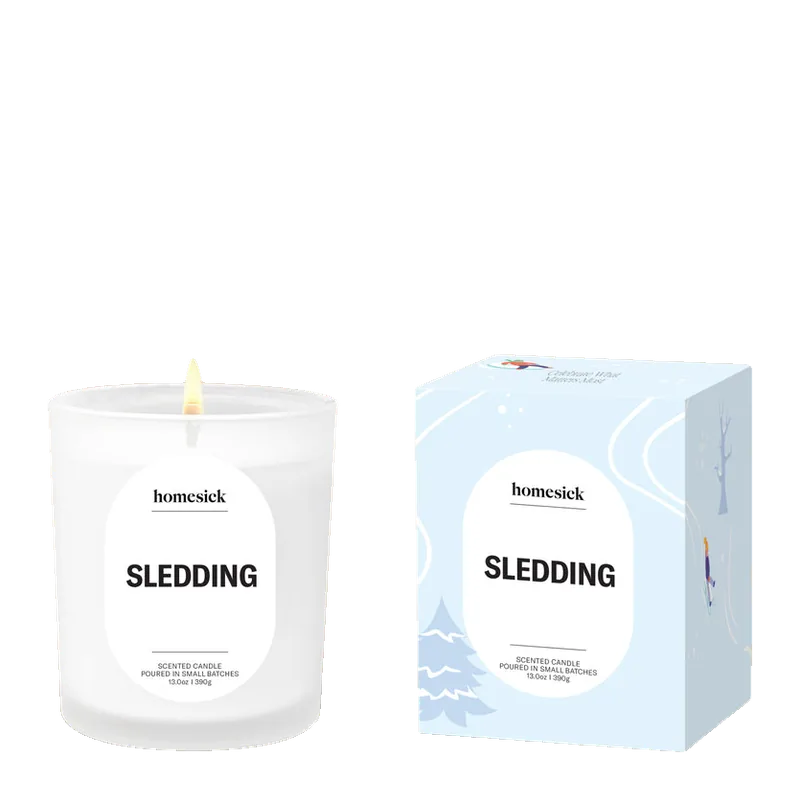 Sledding candle by Homesick