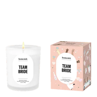 Team Bride candle by Homesick