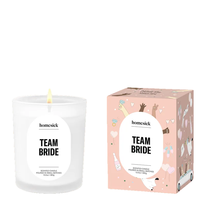 Team Bride candle by Homesick