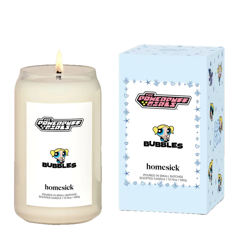 The Powerpuff Girls Bubbles candle by Homesick