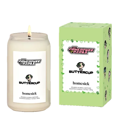 The Powerpuff Girls Buttercup candle by Homesick
