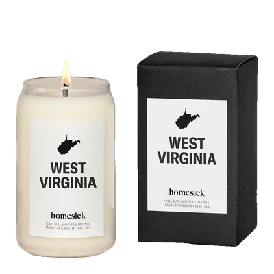 West Virginia candle by Homesick