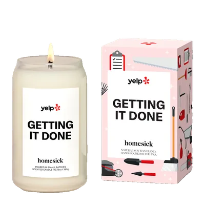 Yelp - Getting It Done candle by Homesick