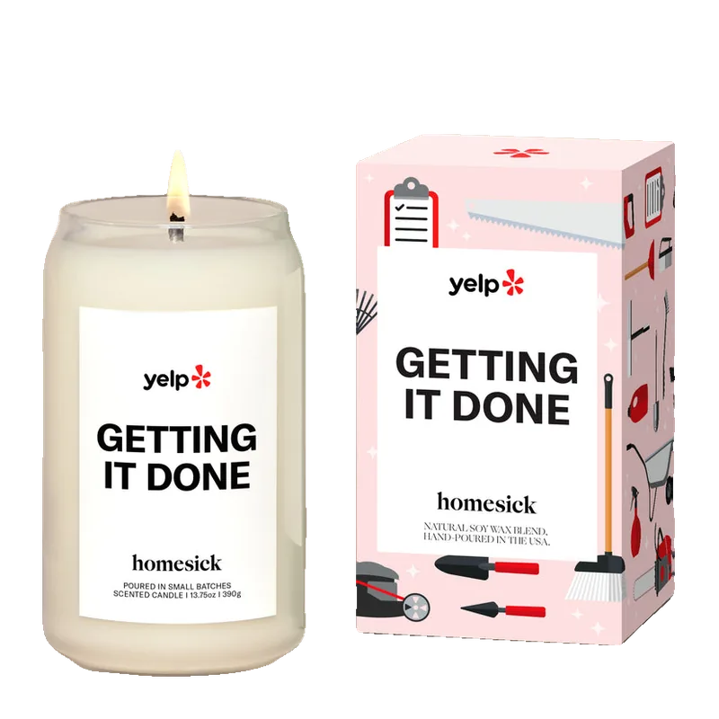 Yelp - Getting It Done candle by Homesick