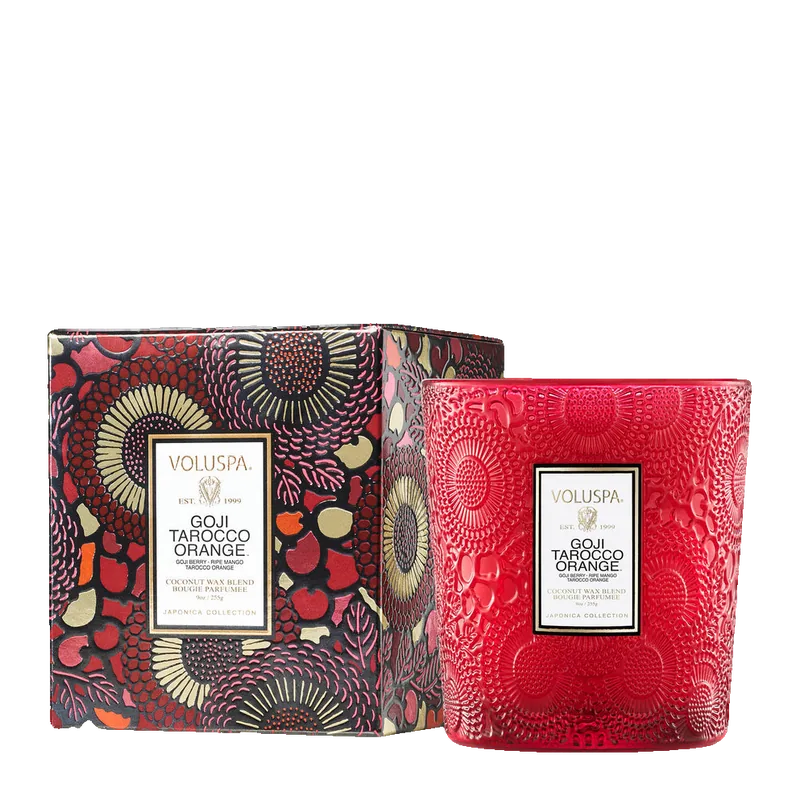 Goji Tarocco Orange candle by Voluspa
