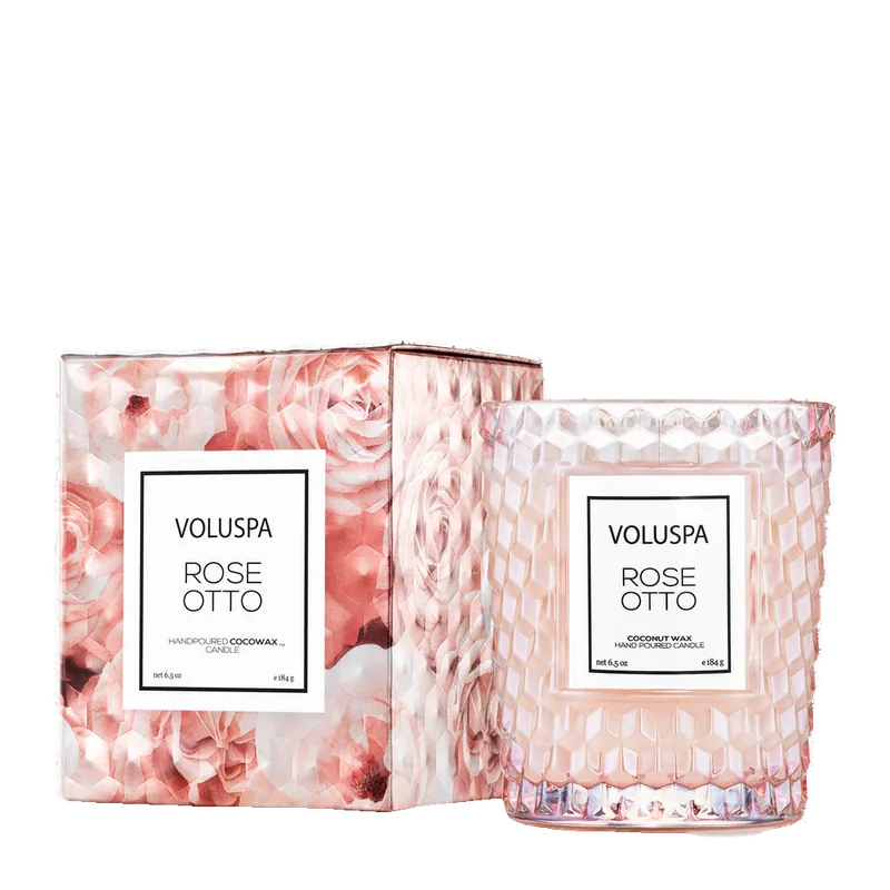 Rose Otto candle by Voluspa