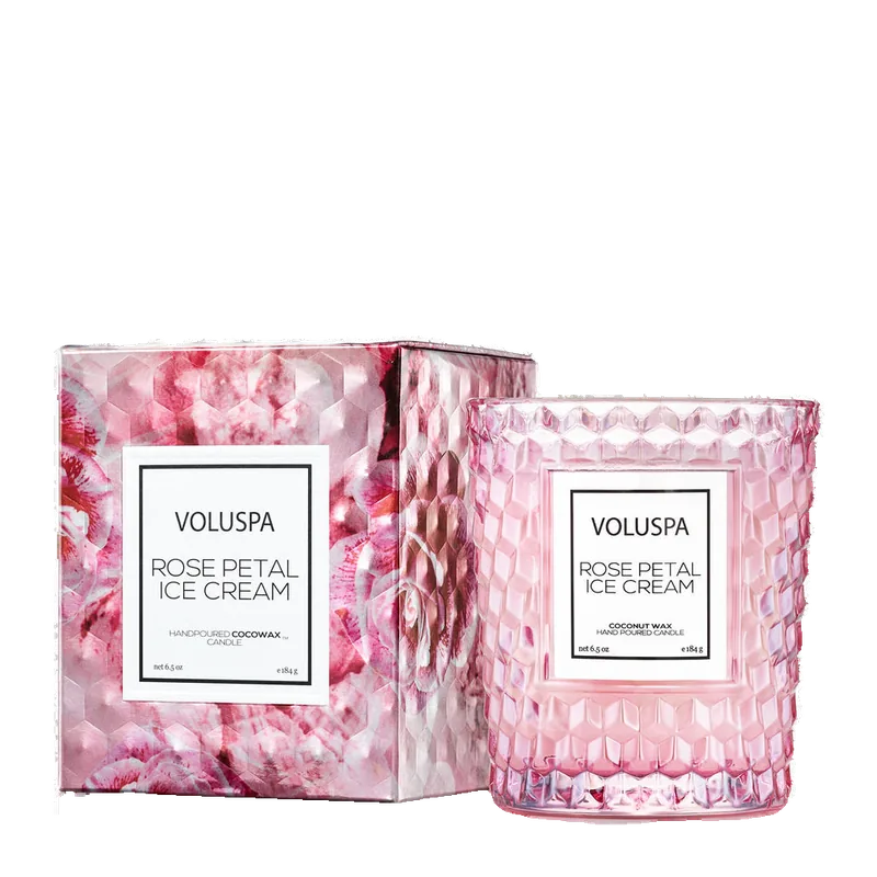 Rose Petal Ice Cream candle by Voluspa