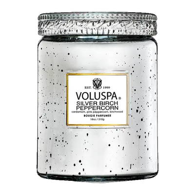 Silver Birch Peppercorn candle by Voluspa