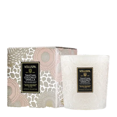 Tahitian Coconut Vanilla candle by Voluspa